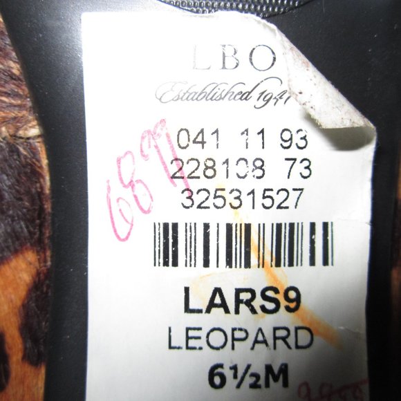 Talbot's LARS9 Calf Hair Leopard Heels - Picture 9 of 10